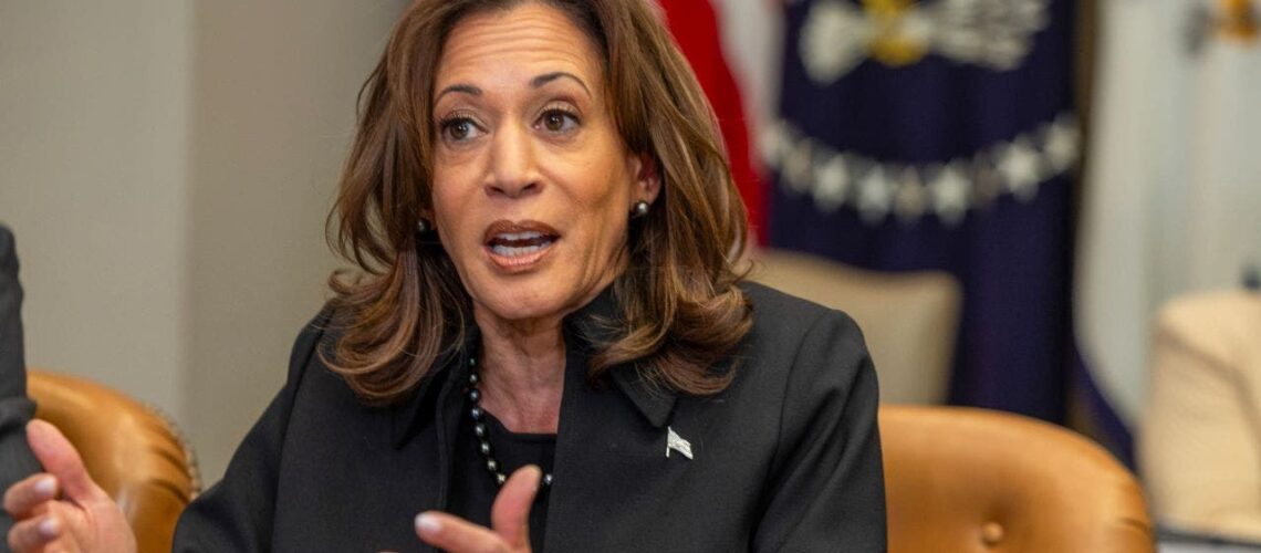 California fires: VP Harris called out over claim about insurance companies